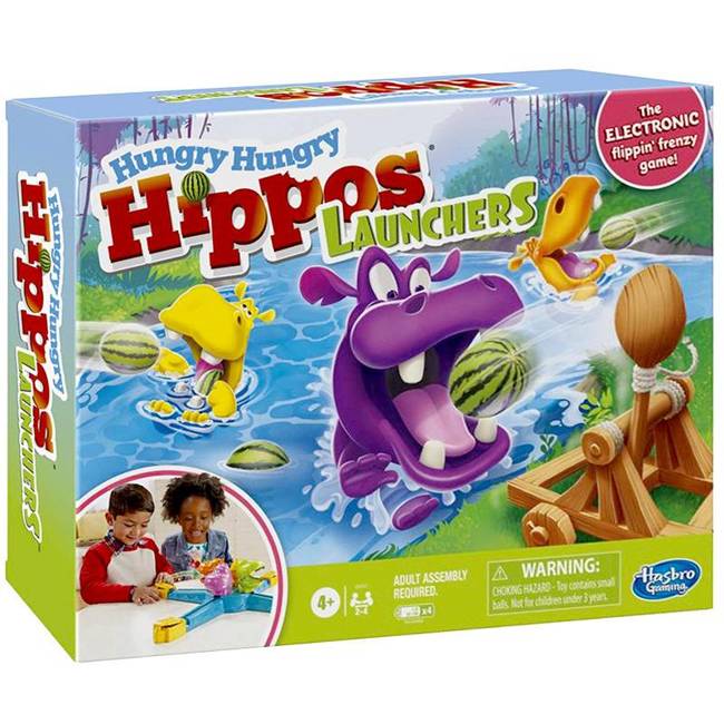 OUTLET Hasbro Gra Zręcznościowa Głodne Hipcie z Wyrzutnią