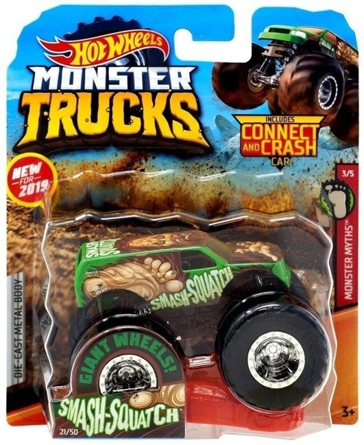 Mattel Hot Wheels Monster Trucks Pojazd 1:64